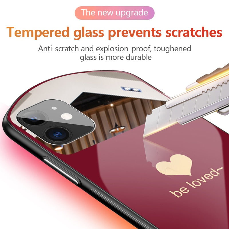 Heart-Shaped Tempered Glass Mirror Case for iPhone - Premium Mobile Phone Cases from Dressmycell.com - Just $20.00! Shop now at Dressmycell.com Heart-Shaped Tempered Glass Mirror Case for iPhone - Premium Mobile Phone Cases from Dressmycell.com - Just $20.00! Shop now at Dressmycell.com